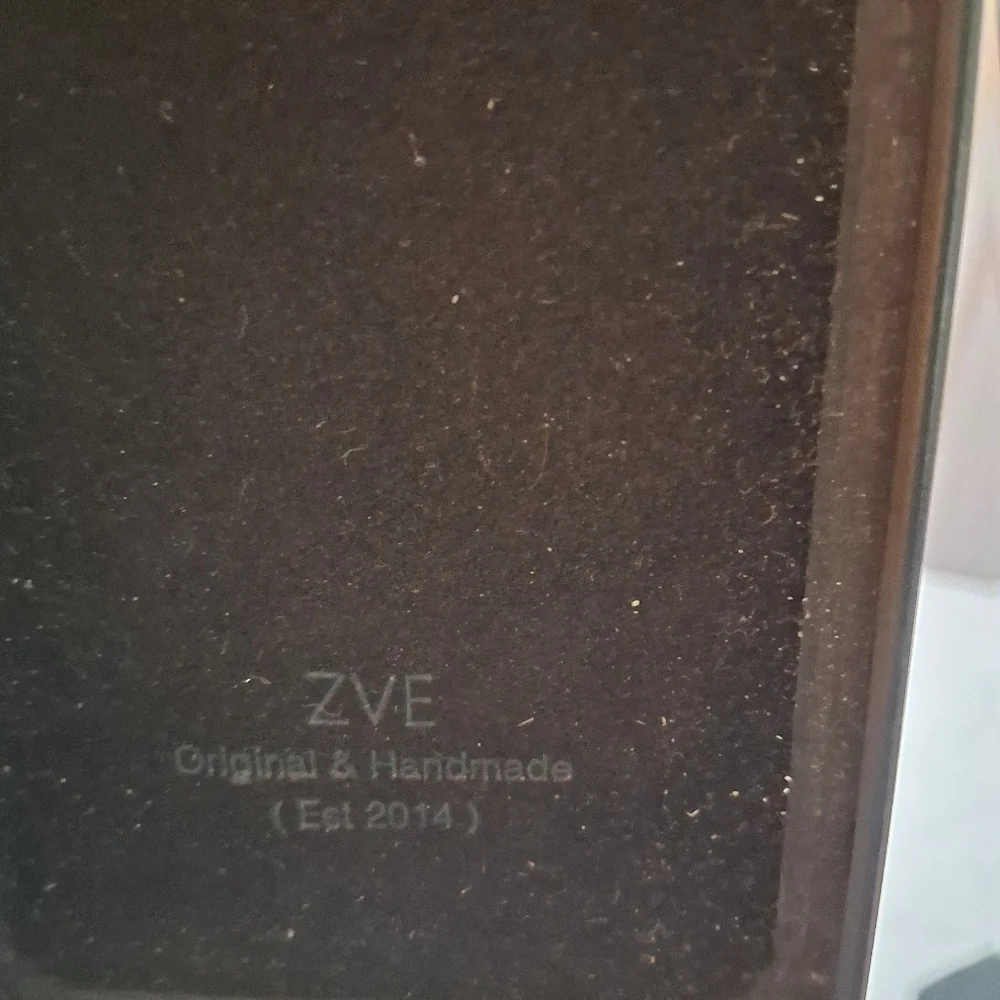 Black Leather Phone Case with Strap